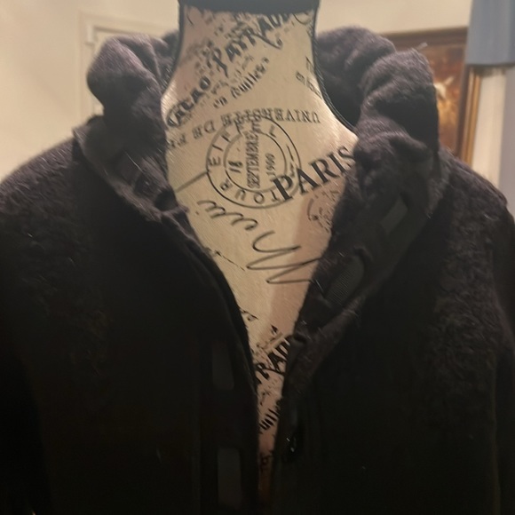 Wool jacket with grow grain ribbon trim, and ruffle - Picture 2 of 10